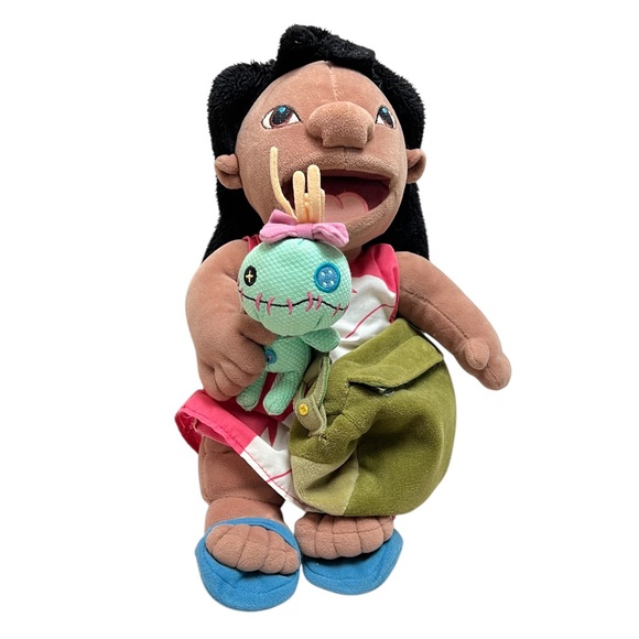 Disney Other - Disney Lilo & Stitch Plush Doll with Scrump
Messenger Bag, Hawaiian Girl 2002